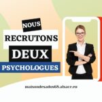 recrutement deux psychologues MDA68